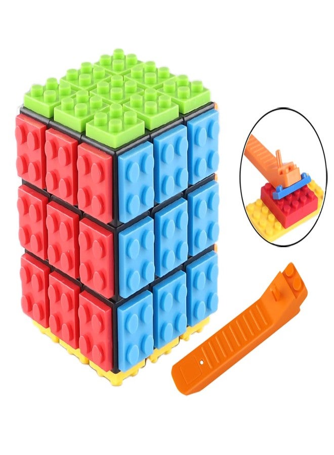ZhildChen 3x3 Speed Cube Black 3x3x3 Magic Speed Cube Puzzles Sturdy and Smooth Speed Cubes Puzzles Toy Montessori STEM Educational Toys Gift for Kids and Adults - Image 2